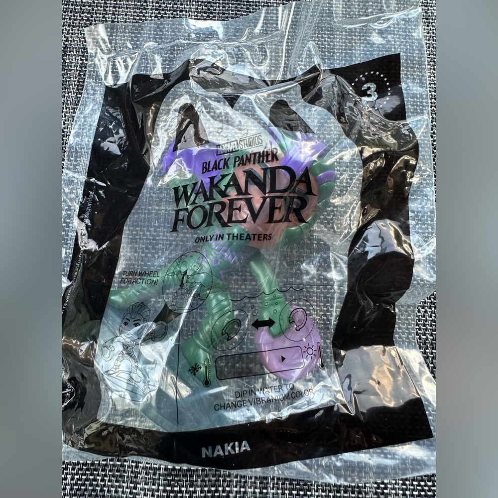 McDonald’s Happy Meal toy: Marvel Studios WAKANDA FOREVER “Nakia” #3